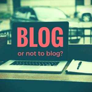 Why Blogging-